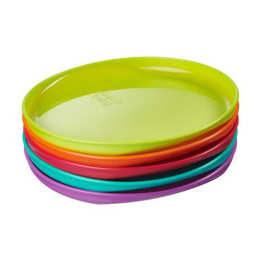 Vital Baby Nourish Perfectly Simple Plates, 5-Piece, Multicolour, 12 Months+